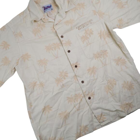 Vintage Reyn Spooner University of Oregon Tropical Hawaiian Shirt - Picture 3 of 9